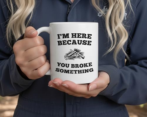 Taza de café blanca de cerámica 11 oz con diseño divertido miniatura 4