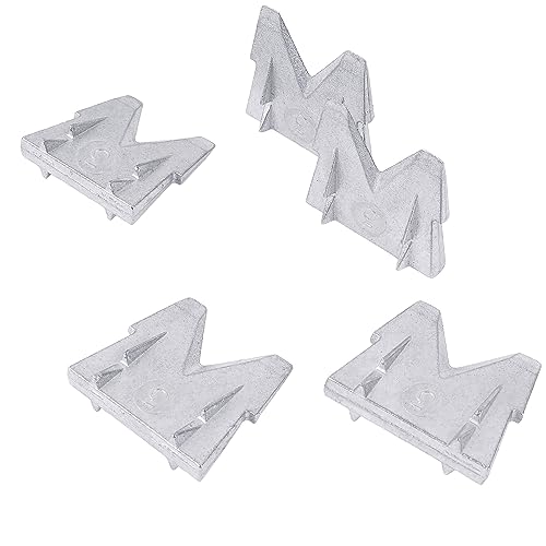 BAUSTER® Lot de 5 cales pour haches et marteaux - N° 3 (20 mm x 20 mm) - Coins en bois - Blocage...