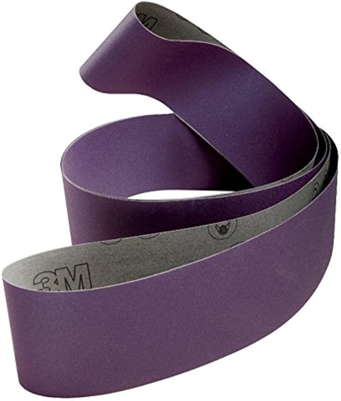 3M Cloth Belt 08854-case 970DZ, 6" x 125" P150 Y-Weight, Ceramic, Purple (Pack of 10)