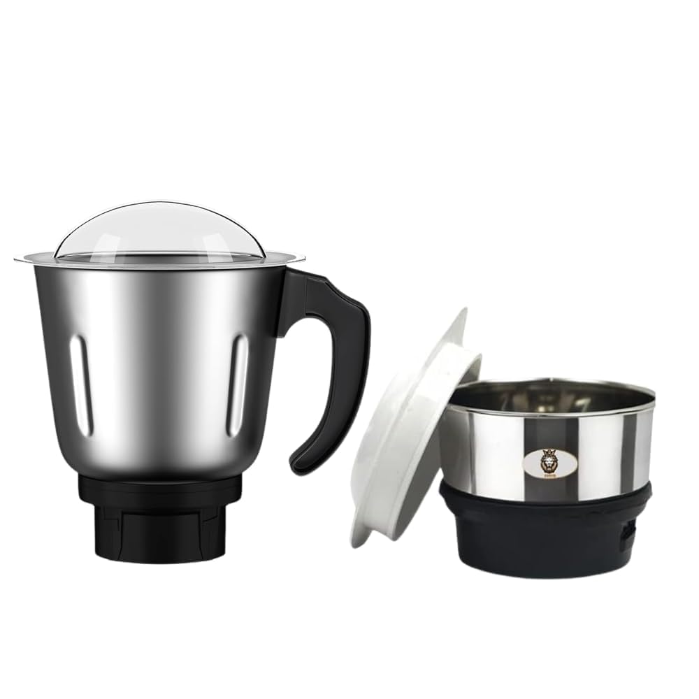 Stainless Steel Combo (Mini 180 Ml & 800 Ml) Jar Set one for Mixer Grinder, Compatibility with all mixer grinders with 2 slots of jar fitting with 4 teeth coupler-image-42
