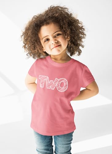 2nd Birthday Outfits for Toddler Girls 2 Year Old Shirt Girl Second Party t-Shirt Two4