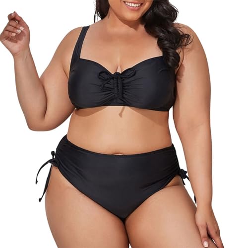 Bikini grande taille tie dye rose pour sublimer vos journées de plage cet été