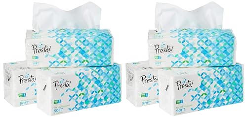Image of Presto! 2 Ply Facial Tissue Soft Pack - 200 Pulls (Pack of 6)