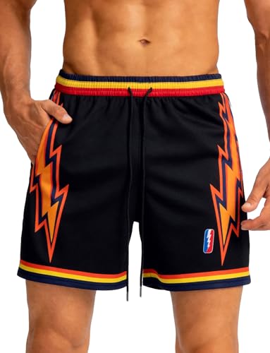 Short de basket-ball homme léger short de sport décontracté running
