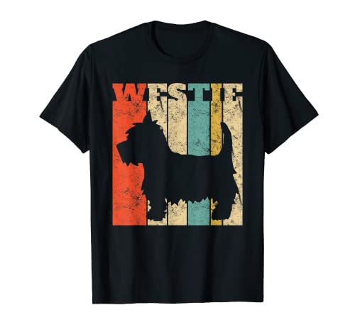 Retro Vintage West Highland Terrier Westie Gift T-Shirt