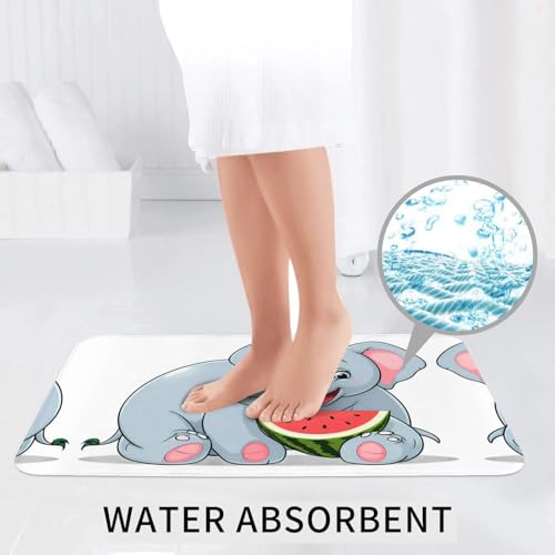 Lot de tapis de bain antidérapants sécurité wc et confort pieds nus - 6