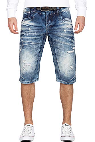 Cipo \u0026 Baxx Herren Jeans Shorts Denim