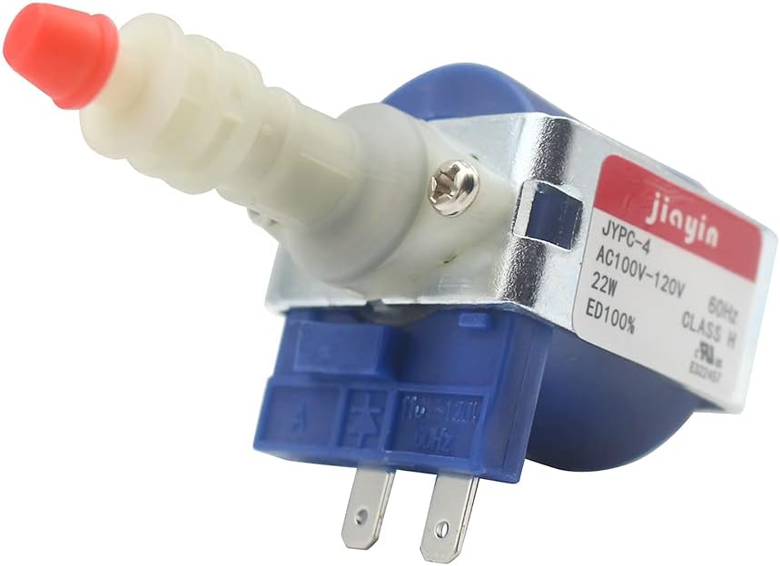 JIAYIN JYPC-4 pump showing electrical terminals and product label