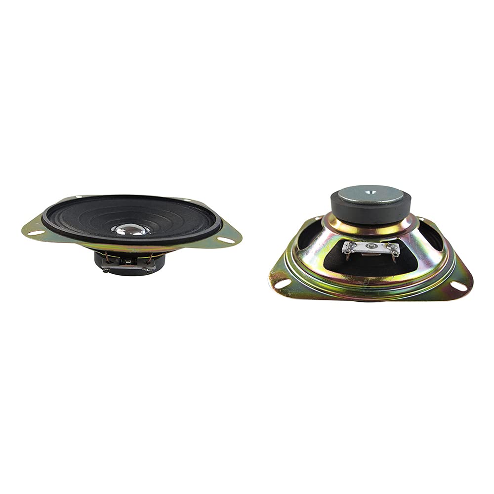 2pcs 4 Inch Audio Sound Speaker 5W 8ohm Full Range Loudspeaker Paper Edge Basin Amplifier Home Theater For Keyboard Horn Toy