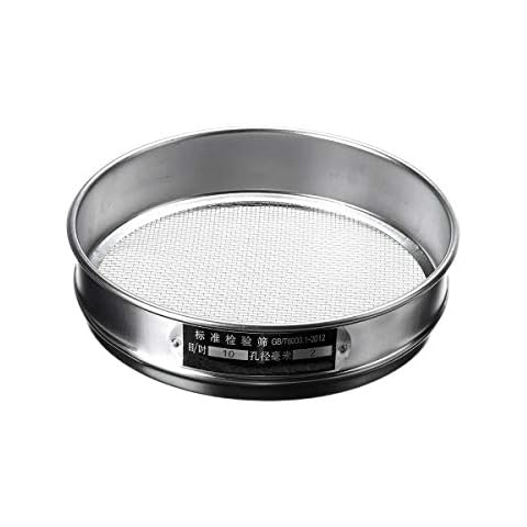 TTBD Heavy Duty Garden Riddle Sieve Mesh Soil Sift Compost Seed Tray Gardening Tool-10 (2mm) Cover