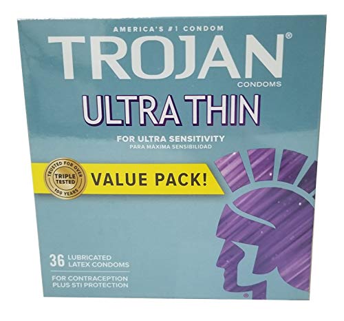 Trojan Ultra Thin Condom 36ct (2 Pack)