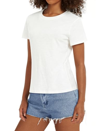 Stelle Women T Shirts Crew Neck Short Sleeve Shirts Soft Summer Classic Fit Tees2