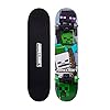 Skateboard with Printed Graphic Grip Tape - Great for Kids and Teens, Cruiser Skateboard with ABEC 5 Bearings, Durable Deck, Smooth Wheels #4