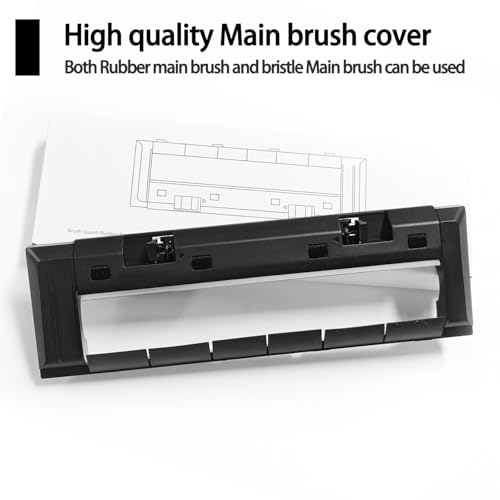 Image of TriCut Brush Main Brush Cover Kit Compatible with Dreame D10 Plus /D10 Plus Gen 2 /D9 Max Gen 2 /D10S Plus Robot Vacuum Cleaner Replacement Parts Accessories Anti-Tangle Brush for All Floor