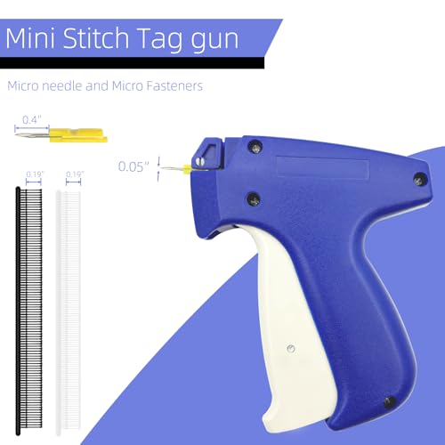 Image of Stitch Gun for Clothes, Handheld Quick Clothing Fixer for Clothes Sewing | with 4320pcs 0.17 inch Tiny Fasteners, 2 Finest Needles, Carry Case, Fine Stitch Tagging Gun Kit for Clothes Quilting Hemming