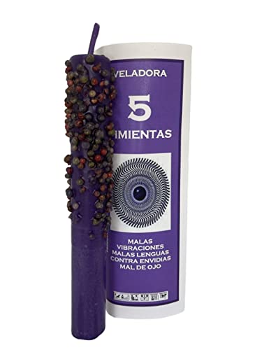LCL velas VELADORA 5 PIMIENTAS