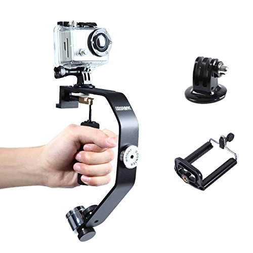 Handheld DSLR Stabilizer Video, Sevenoak SK-W08 Video Mini Grip Gimbal for Gopro Sj 4000 iPhone X 8 8 Plus 7 7plus Android Smartphones Sony Mini DV Vlog Livestream Home Activity