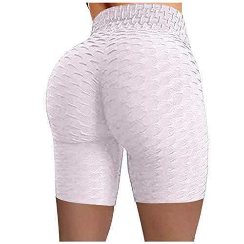 Bblulu Scrunch Booty Shorts for Women High Waist Butt Lifting Textured Shorts Workout Lightweight Famous Leggings Shorts