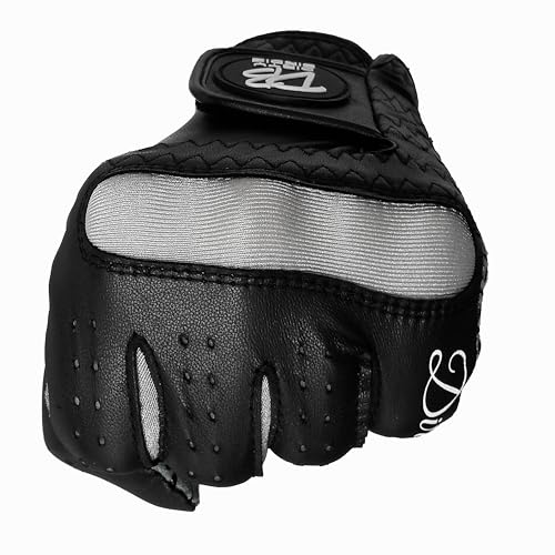 Premium Black Cabretta Leather Golf Glove For Men | Enhanced Grip for All Weather | AAA+ Cabretta Leather | Best Golf Glove | Rain Grip | Wear on Left or Right Hand - Image 5