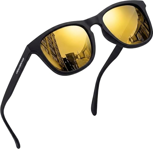 Image of grinderPUNCH Womens Polarized Sunglasses UV400 Protection Classic Retro Driving Sun Glasses Trendy Fashion Shades