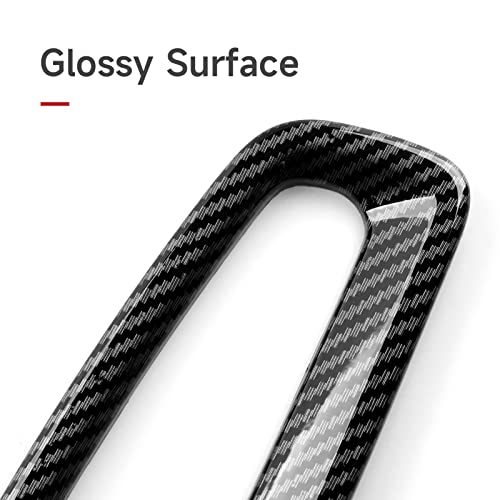 Image of Car A /C Air Vent Outlet Cover Decals for 2022-2026 Honda Civic 11th Gen Accessories ABS Carbon Fiber Stickers