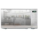 Total Chef 0.7 Cu Ft Microwave Oven β Compact Countertop Microwave, Small Stainless Steel Kitchen Appliance with Digital Touch, Pre-Set Functions, 10β Turntable, 700 Watt, Microondas PequeΓ±os