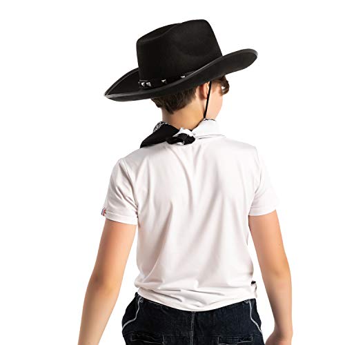 Spooktacular Creations 20408/9 Black Cowboy Hat, Bandanas thumb #4