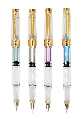 Ranvi 4 piezas Wing sung 3008 pistón pluma estilográfica