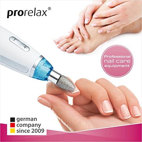 prorelax Maniküre- / Pediküre-Set PERFECT | Damen/Herren | Professionelle Hand- und Fußpflege für Zuhause und unterwegs | 5 hochwertige Aufsätze aus chirurgischem Stahl – Bild 4