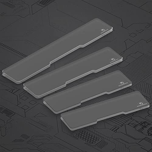 Image of Acrylic Keyboard Wrist Rest - Compact 60% Keyboard- Mechanical Keyboards Ergonomic Palm Rest for Computer Keyboard,Anti-Slip Base,Wrist Pad for Laptop,Office & Home-Easy Typing