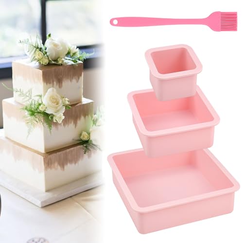 YHSKJCD 2 Stampi Torta Silicone 20 Cm - Rotondi Per Cheesecake E