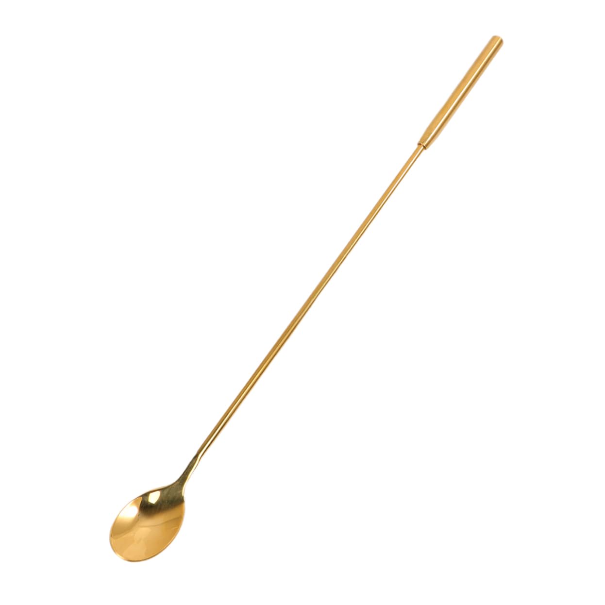 UTHCLO Gold Stirring Spoon Long Handle Stainless Steel for Cocktails Desserts