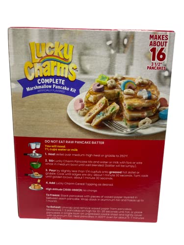 Lucky Charms Marshmallow & Cinnamon Toast Crunch Cinnadust Complete Pancake Kit Bundle With Thisnthat Recipe Card #TOP4