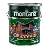 Osmocolor Stain Castanho Uv Deck Madeira Montana 18 Litros Acabamento Acetinado