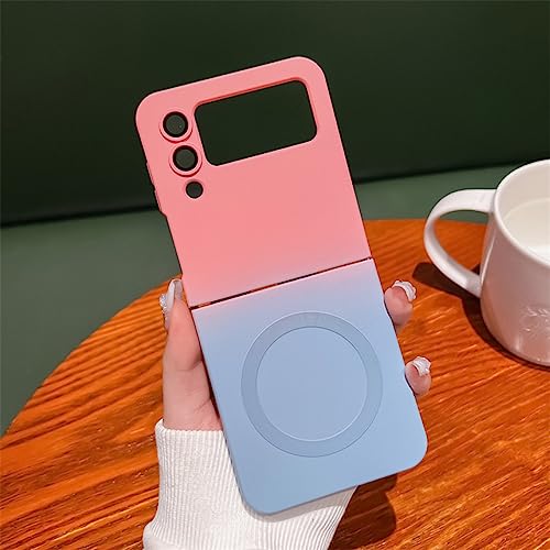 Coque arrière pliable pour Samsung Galaxy Z Flip 5 en silicone mat haute finition