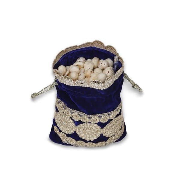 Dulhan DLC Foil Embroidery Velvet Potli set of 50 pc potli combo for Wedding return gifts, Traditional drawstring pouch potli for dry fruits, Bridal potli bag for ladies. - Image 6