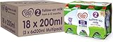 Cow & Gate 2 Follow On Baby Milk Ready to Use Liquid Formula, 6-12 Months, 200 ml, (Pack of 18)