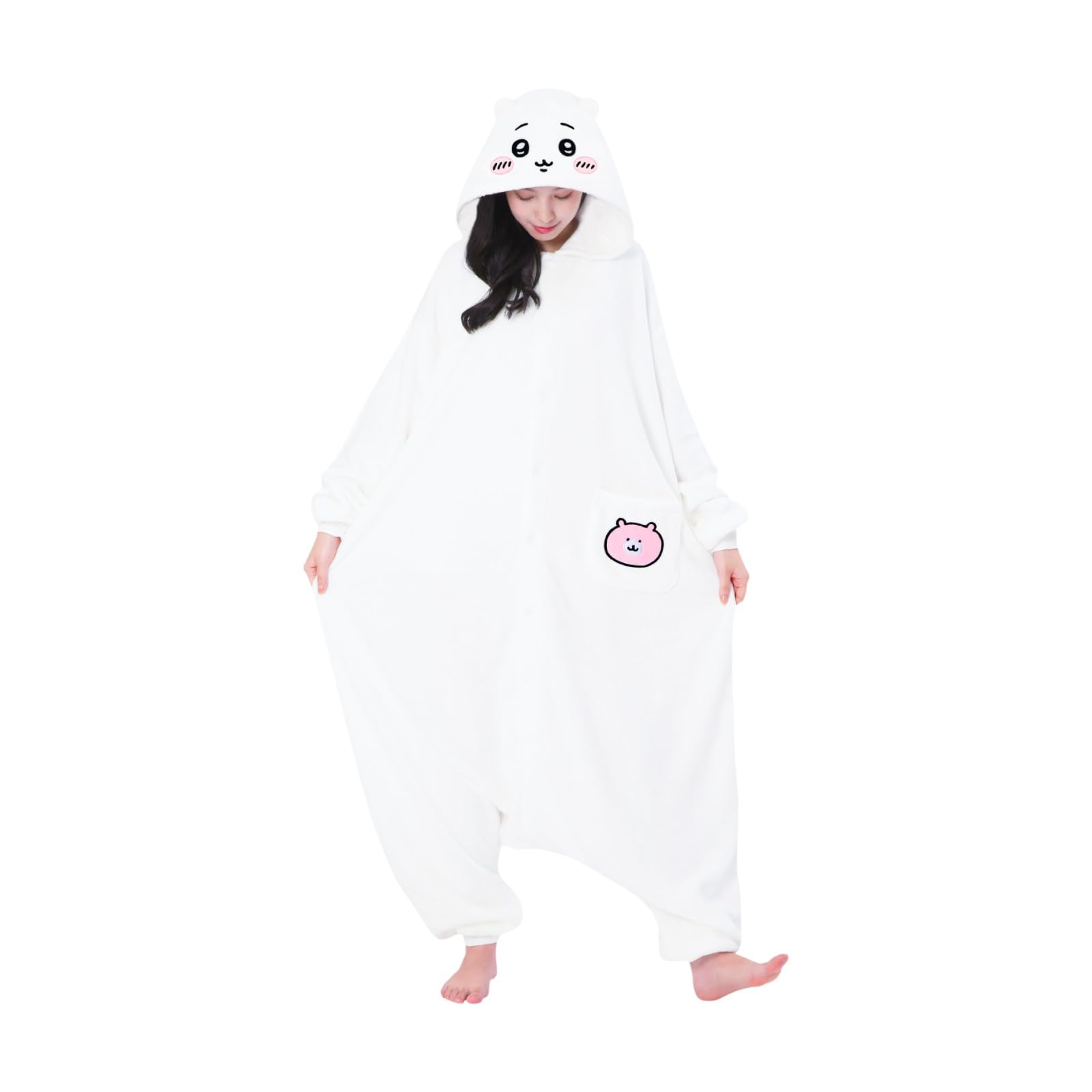 SAZAC Kigurumi -Chiikawa - Onesie Jumpsuit Halloween Costume
