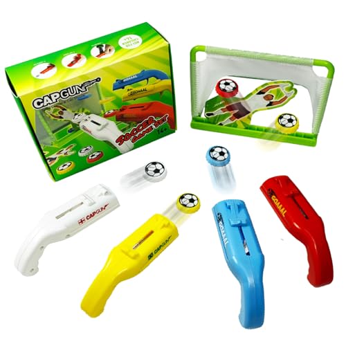 cap gun bottle opener launcher shooter funny shooting gun creative beverage bottle opener, suitable for party games, family gatherings, outdoor barbecues (4PC World Cup)