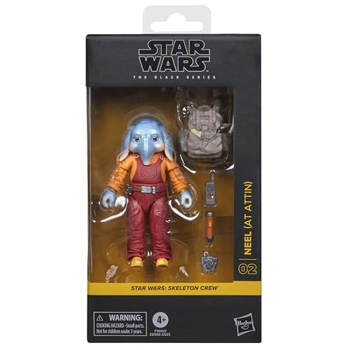 Star Wars Hasbro, The Black Series, Neel (Ad Attin), Action Figure Ispirata Alla Serie Skeleton Crew, Da 15 Cm - 2