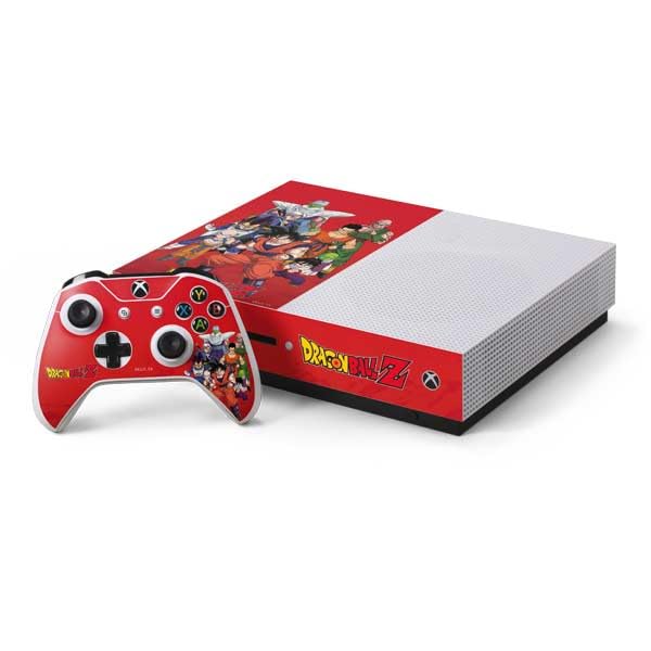 Skinit Decal Gaming Skin Compatible with Xbox One S Console and Controller Bundle - Officially Licensed Dragon Ball Z Goku Portrait Design