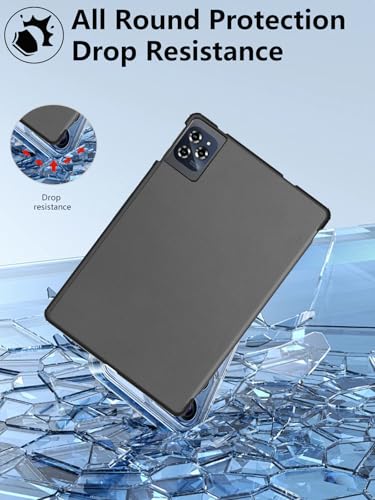 Étui magnétique TABWEE W90 en cuir synthétique durable