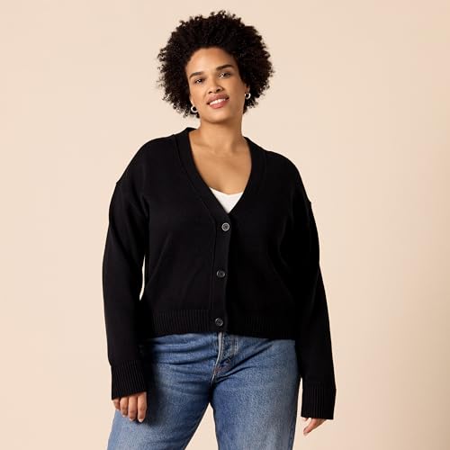 Image of Amazon Essentials Women's Relaxed Fit Midweight Cardigan Sweater