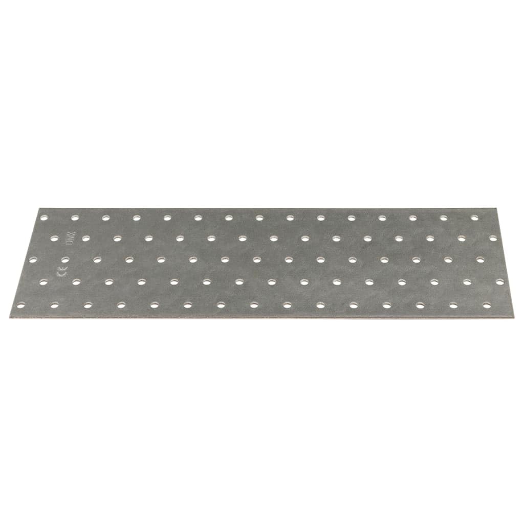Furniture Select Lochplatten 20 Stück 2 mm 300x100 mm Stahl verzinkt
