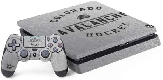 Skinit Decal Gaming Skin Compatible with PS4 Slim Bundle - Officially Licensed NHL Colorado Avalanche Lineup Design