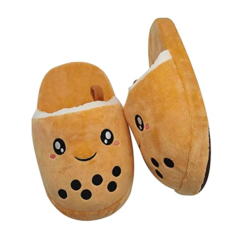 EXIGENT Boba Bubble Tea Slippers Cute Slip-ON Shoes Adult | Men and Women | Unisex3