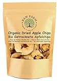 Raw Farm Bio Apfelchips 200 g &ndash; 100% nat&uuml;rliche getrocknete Apfelscheiben | Ohne Kerne | Ohne Zuckerzusatz | Ohne Zusatzstoffe | Veganer Snack