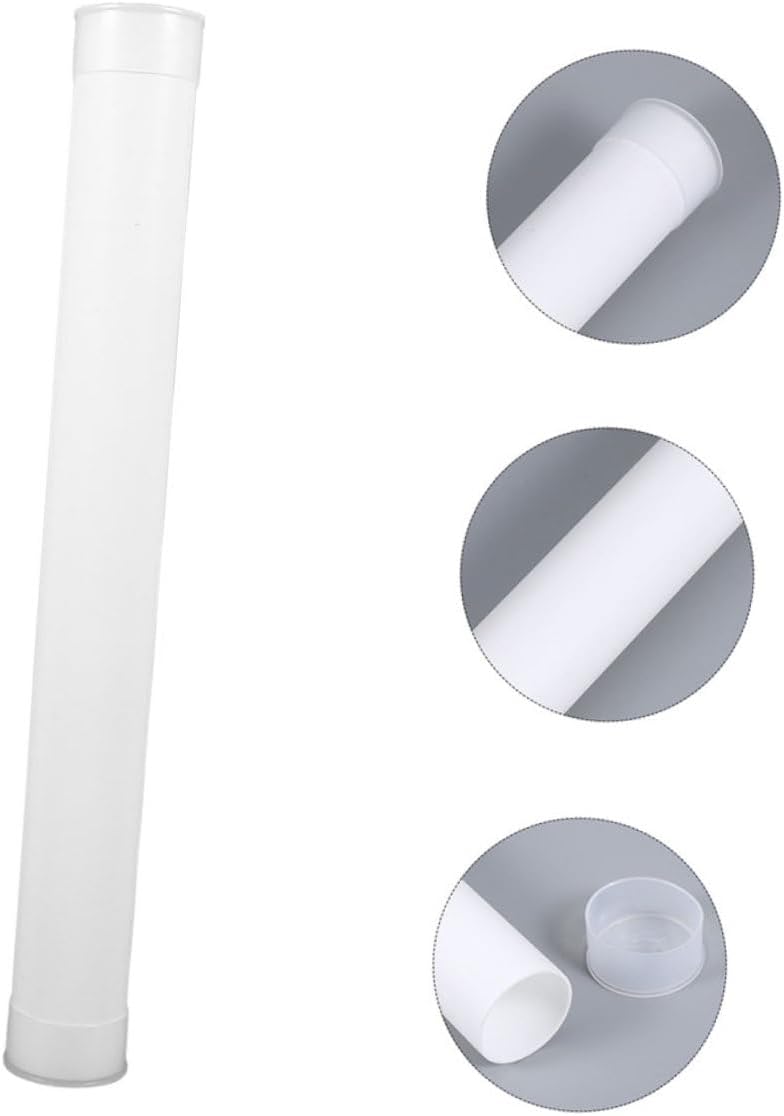 4pcs Poster Tube for Banner Heavy Duty Mailing Tube Lid Storage for Documents