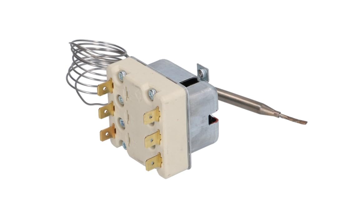 Termostato di sicurezza 3 fasi 360 °C EGO 55.32562.822 per friggitrici – Ricambio con sonda Ø 6 mm, lunghezza capillare 890 mm Cookmax, Mareno, Virtus