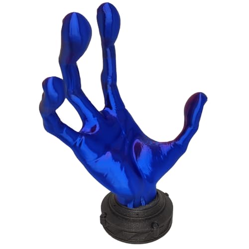 Mão Alienígena Suporte Controle Vídeo Game PS4 PS5 Xbox Bicolor Lilás e Azul